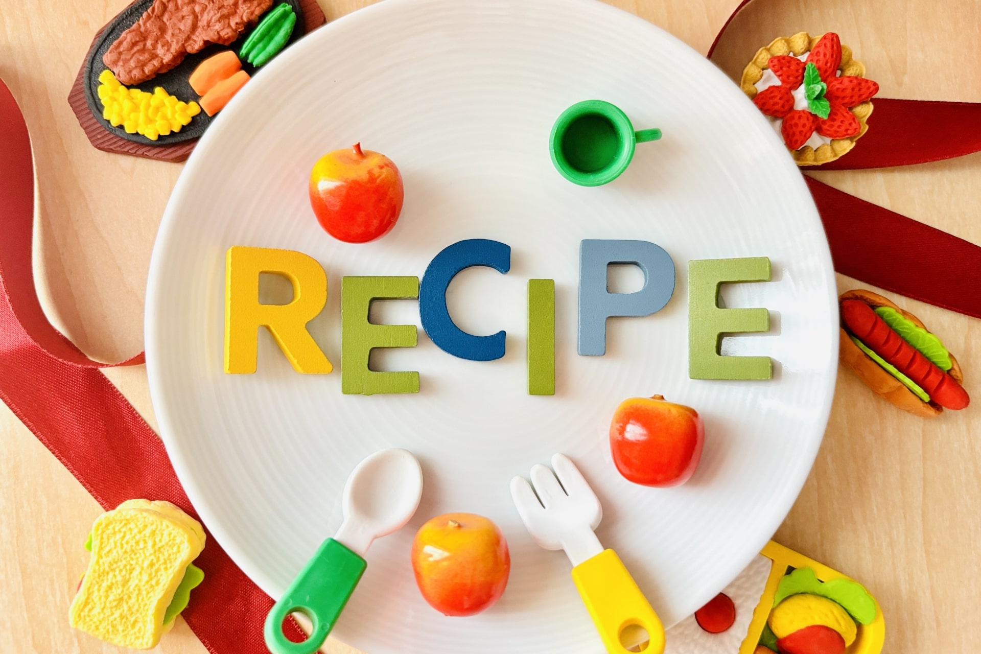 RECIPE レシピ　タイトル画像になります。