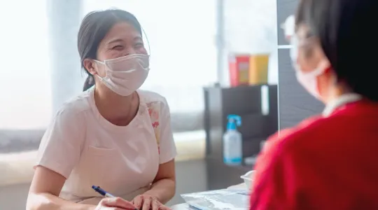 妊婦健診は“対話”を大切に